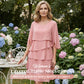 🌸Lente-uitverkoop: 50% KORTING🎁👗Elegante damesjurk met gelaagde ruches aan de mouwen – Een moeiteloze stijl voor elke gelegenheid💃