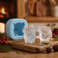 ⏳ Laatste dag speciale prijs € 9,99! 🐮 Mini Highland Cow ijsblokjesvorm – Leuke 3D-ijsblokjes voor drankjes, feestjes en cadeaus