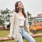 Vroege lente halflange gebreide trui voor dames🧥—Perfect om over T-shirts of onder jassen te dragen, ideaal voor zowel op kantoor als tijdens brunchafspraakjes💼