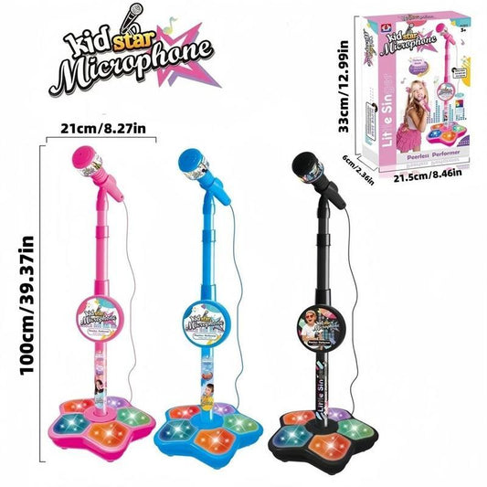 🎤 Kinder Microfoon met Statief – Het Perfecte Cadeau voor je Kleine Ster! 🎶