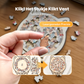 🎁Kerstuitverkoop 50% KORTING🎅135-delige Morandi-kleurige houten puzzel in de vorm van een kat
