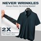 🔥Heren Casual Revers Ademend Kreukvrij T-shirt - KOOP 2 GRATIS VERZENDING