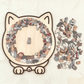 🎁Kerstuitverkoop 50% KORTING🎅135-delige Morandi-kleurige houten puzzel in de vorm van een kat