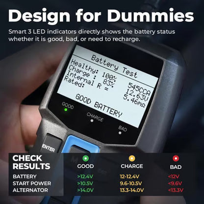 BT100 Auto Batterij Tester 12V Belastingstester
