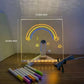 ⏳ €19,99 SPECIALE PRIJS 🌈 Lichtgevend Tekenbord voor Kinderen – Magisch Tekenen Zonder Rommel