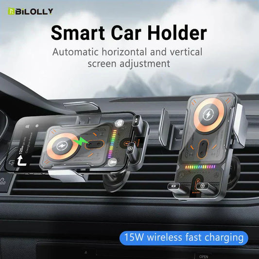 🚗 NU 50% KORTING! 📱 2-in-1 autotelefoonhouder & draadloze oplader🔋