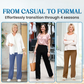 💖2025 NIEUWE TYPE UITVERKOOP 50% UIT💷Women's Casual High Waist Stretch Pants (Hoe meer je koopt, hoe hoger de korting)
