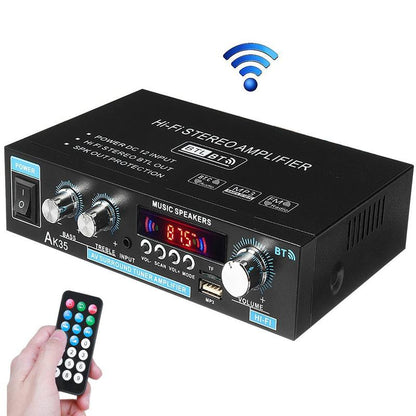 📢📢50% OFF !! ⏰AK35 stereoversterker voor thuisgebruik, Bluetooth 5.0, Max