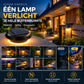 🌞 2+1 GRATIS! Draadloze zonne-dakgootlampen – licht zonder stroomkosten