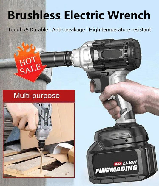 🔥Hete verkoop🔥 Koolborstelloze elektrische schroevendraaier - Krachtig, zonder borstelslijtage!
