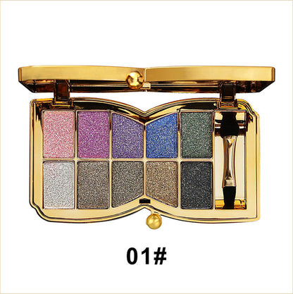 (🎁2025 Nieuwjaar-Hot Sale🎁)10 Kleuren Glitter Oogschaduw Palet