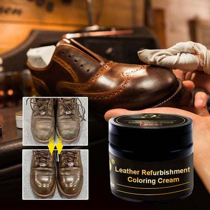 🧵✨ Lederverf Reparatieset – Herstel Kleur, Verberg Krassen en Vernieuw Leren Artikelen