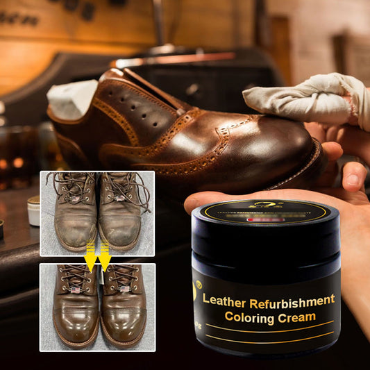 🧵✨ Lederverf Reparatieset – Herstel Kleur, Verberg Krassen en Vernieuw Leren Artikelen