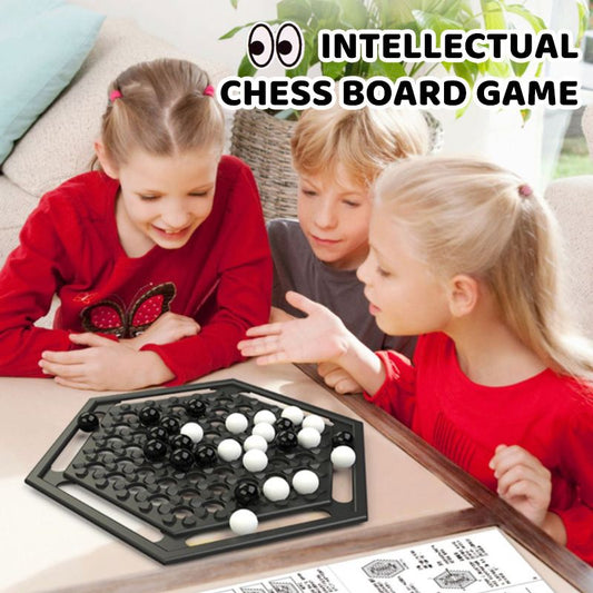 💥Laatste dag promotie 55% UIT💥Zwart en Wit Intellectueel Schaakbord Spel Set