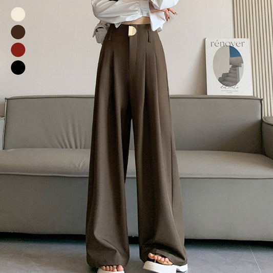 ✨Dames pantalon met hoge taille en wijde pijpen🌈