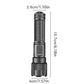 XHP50 Waterdichte laser militaire zaklamp