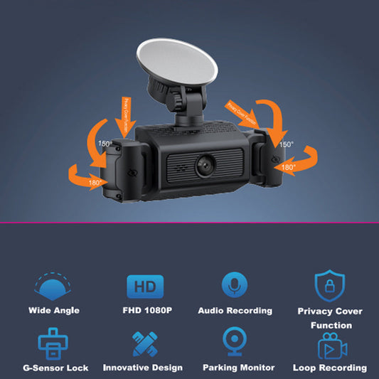 🔥New Arrival 2025🔥4-kanaals HD nachtzicht autocamera