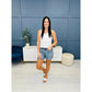 💖LAATSTE DAGVERKOOP 50% UIT🩳High Rise Gerafelde Zoom Afgesneden Jean Shorts