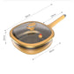 🔥50% tijdelijke korting🍳 30 cm titanium steelpan met antiaanbaklaag en deksel