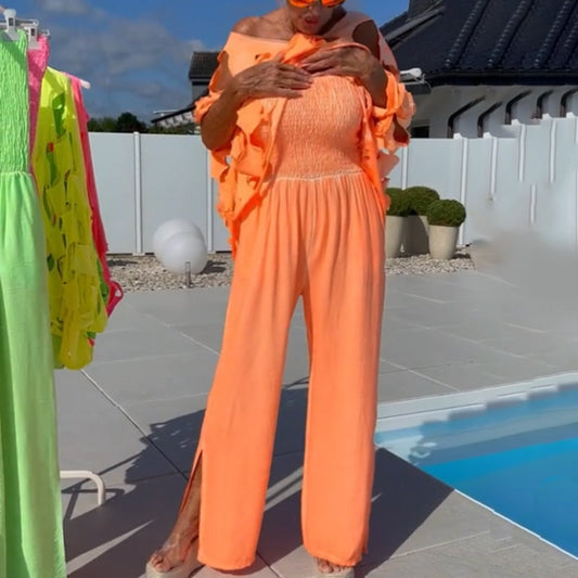 🔥 Uitgesneden top & bandeau jumpsuit - Uitgeholde hartmachine × bandeau pikant