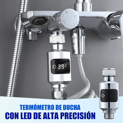 Zeer nauwkeurige LED-douchethermometer