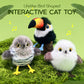 🎉Zomerspecial 50% korting🎉Levensecht interactief kattenspeeltje in de vorm van een vogel