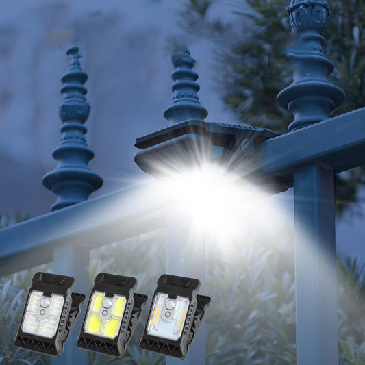 🌿 Solar-clip-lamp met bewegingssensor – Perfect voor in de tuin, op het balkon en op het terras! 🏡✨