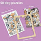 🎁Kerstuitverkoop 50% KORTING🎅135-delige Morandi-kleurige houten puzzel in de vorm van een kat