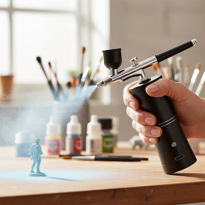 🎨 Elektrische airbrushkit met compressor