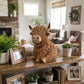 🎉🐮Schattig Highland Cow Nachtlampje – Warmte & Rustieke Charme voor Jouw Kamer!