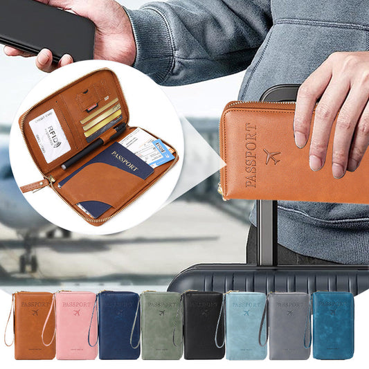🧳2025 Toerisme Must✈️Multifunctionele RFID-paspoortportemonnee