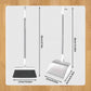 🏠Aanbieding: 50% KORTING – Staande Stoffer & Blik Set met 180° Draaibare Bezem | Compact & Praktisch voor Thuis