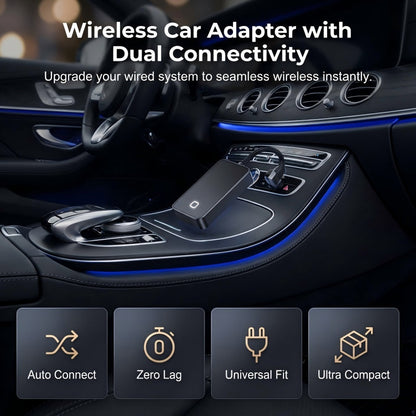Play2Video Ultra draadloze CarPlay/Android Auto alles-in-één-adapter
