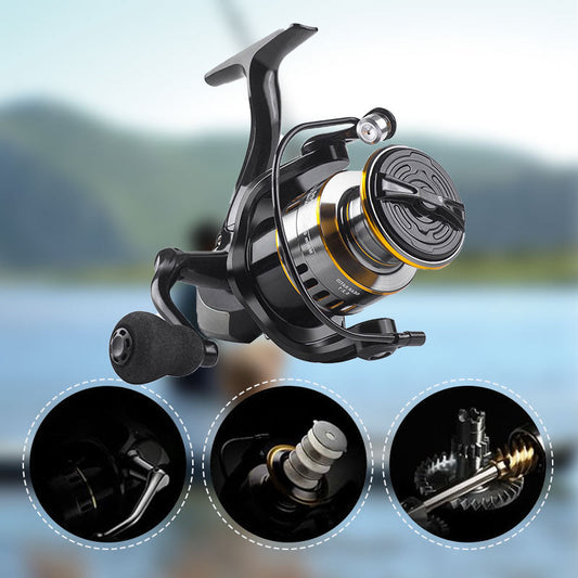 🔥50% KORTING🔥 Hoogwaardige, lichtgewicht spinmolen – 🐟 Roestvrijstalen kogellager ✨