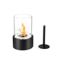 🔥 NU 50% KORTING! 🏠 Glas & Metaal Tafelopen Haard – Draagbaar, Rookvrij voor Binnen & Buiten | Ethanolbrander | Sfeervol Decoratief Accent ✨