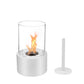 🔥 NU 50% KORTING! 🏠 Glas & Metaal Tafelopen Haard – Draagbaar, Rookvrij voor Binnen & Buiten | Ethanolbrander | Sfeervol Decoratief Accent ✨