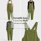 Comfortabele dames overall losse pasvorm met zakken👖