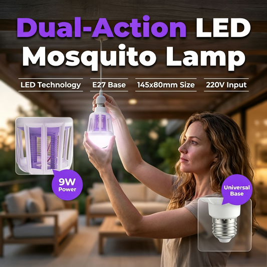 🔥Nieuwe bestseller❤️‍🔥 LED-muggenlamp – E27-schroeffitting, voor binnen en buiten