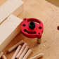 Zelfcentrerende deuvelmal-set voor houtbewerking
