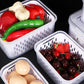 🍓✨ 3-Delige Fruitbewaarset voor de Koelkast – Houd Bessen en Fruit Langer Vers met Slimme Afvoer