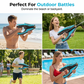 Elektrische waterpistool met LED- en nevel-/mist-effecten