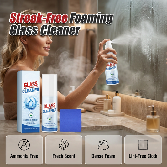 🔥🎁 Schuimende glasreiniger voor een streeploze glans