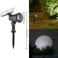 Tuinlamp op zonne-energie met zonsondergangseffect