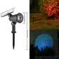 Tuinlamp op zonne-energie met zonsondergangseffect
