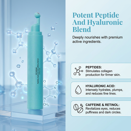 Peptide-oogserum met massageapplicator