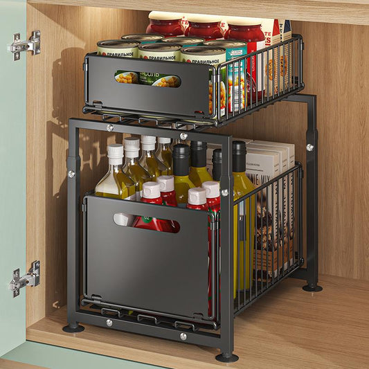 🏠 50% KORTING – Ruimtebesparend Keukenrek Zonder Boren – Alles Netjes en Binnen Handbereik