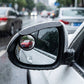 Verstelbare dodehoekspiegels met regenklep