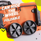 🛒✨ 2-in-1 Opvouwbare Boodschappenkar – Geen Zware Tassen Meer Dragen, Alles Makkelijk Meenemen
