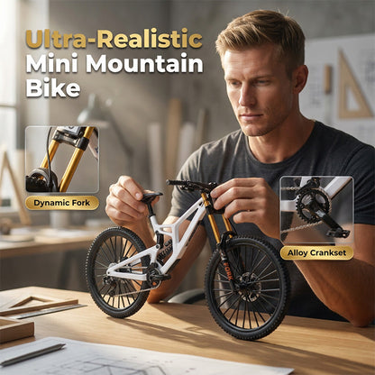 Mini-mountainbike van lichtmetaal (speelgoedmodel)