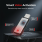 🎙️✨ Draagbare USB Voice Recorder – Heldere Opnames met Ruisonderdrukking voor Elke Situatie